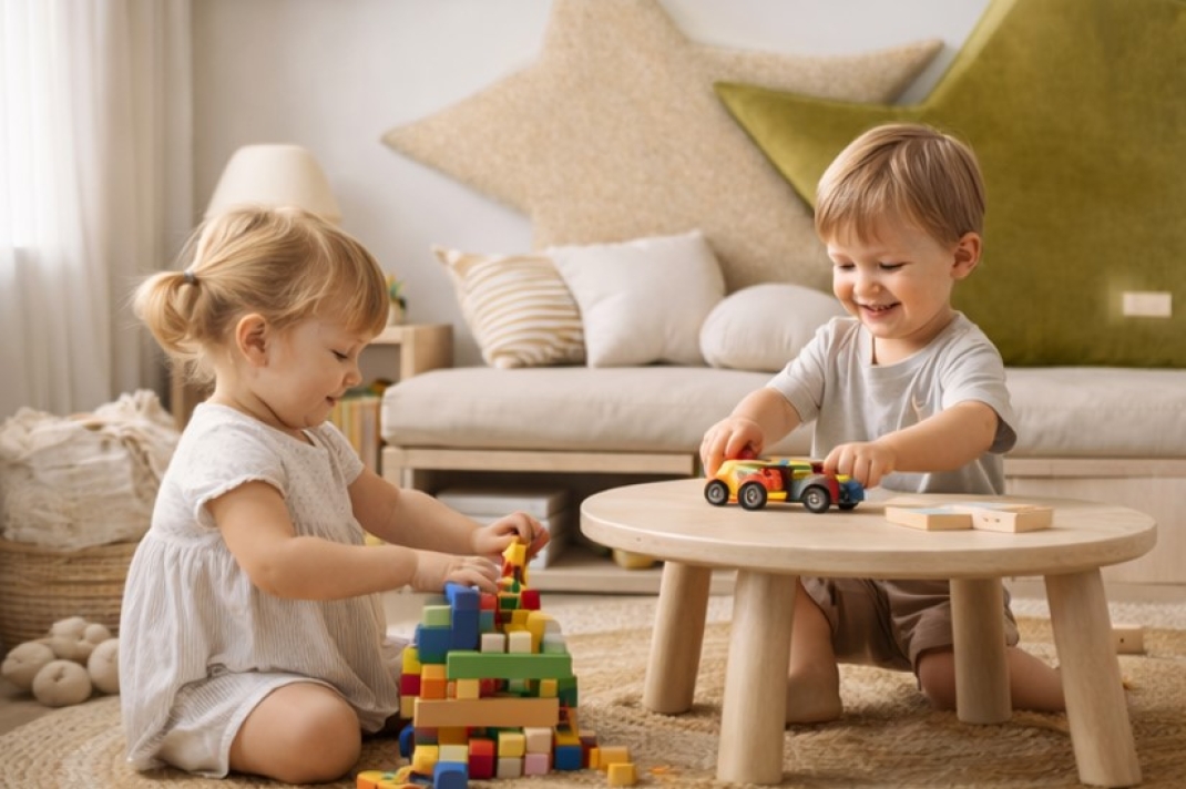 Gwiazdki, chmurki czy łuki? Jak dobrać kształt paneli tapicerowanych do wieku dziecka